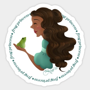 Frog Princess Sticker